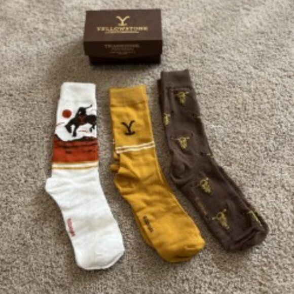 Men's Yellowstone Dress Socks - Picture 2 of 4